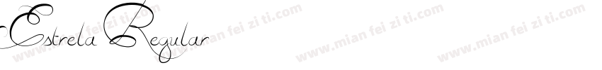 Estrela Regular字体转换